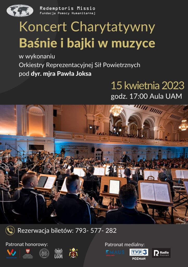 Koncert Charytatywny - Baśnie i bajki w muzyce 15.04.2023 r.